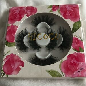 New HICOCU 25mm Lashes Mink 3
Pairs False Eyelashes Dramatic Look